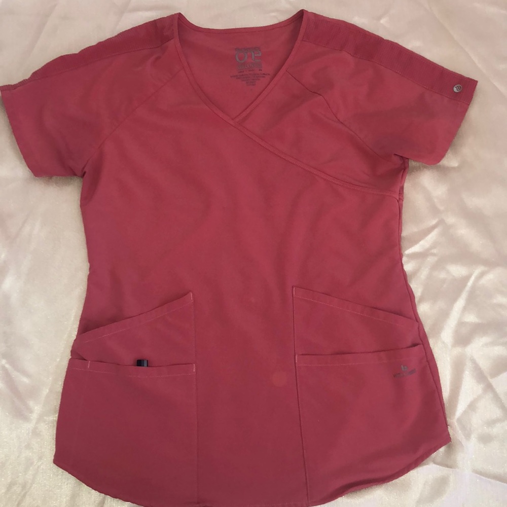 Barco One Wellness Women’s Wrap Scrub Top